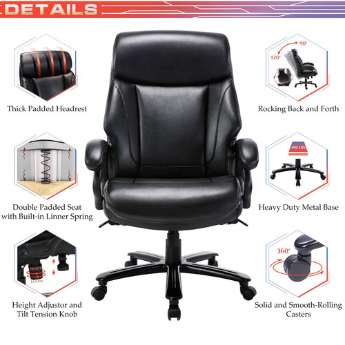 Starspace bonded deals leather office chair